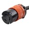 Ac Works SOOW; Cold Weather Extension Cord, 12 AWG, Indoor/Outdoor, 12/3, 1 Outlets, L6-20R, Black, Rubber L620PR-100 - alternate 7